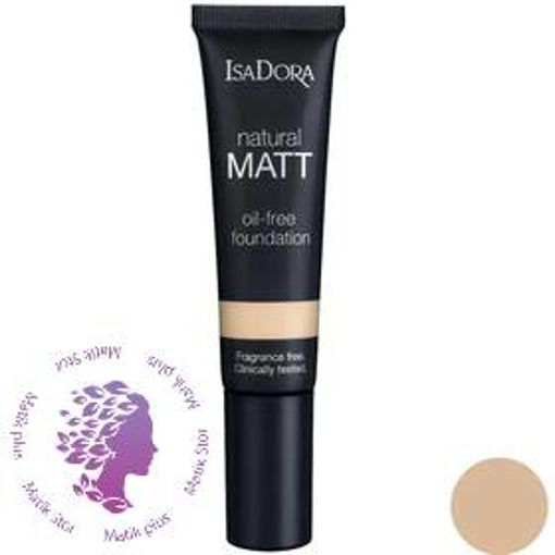کرم پودر Natural Matt شماره 10 ا Natural Matt oil free Foundation No 10