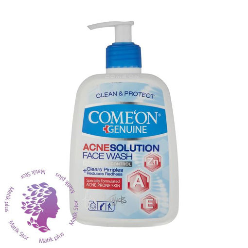 ژل شستشو صورت کامان مدل Acne Solution