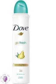 اسپری ضد تعریق داو مدل go fresh حاوی عصاره گلابی حجم ۲۵۰ میلی لیتر