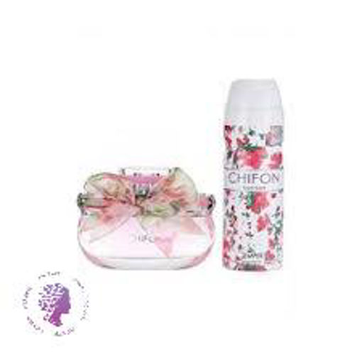ادکلن زنانه مدل چیفون Chifon همراه با اسپری حجم 100 میل