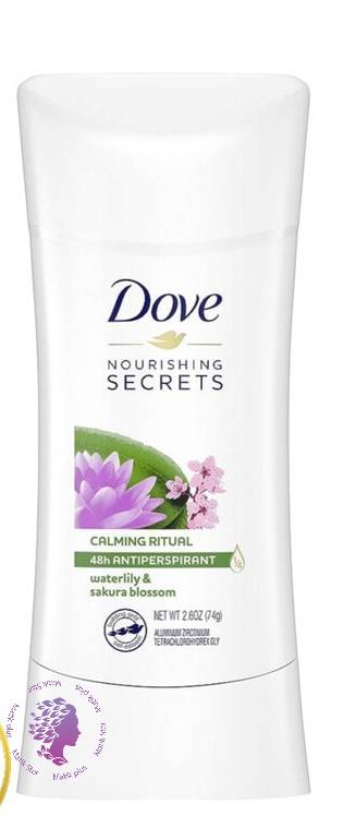 مام ضد تعریق داو با عطر نیلوفر آبی (74 گرم) Dove Advanced Care water lily Fresh