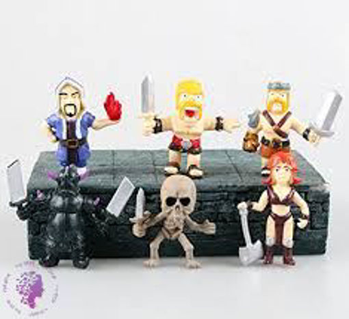 اکشن فیگور کلش اف کلنز 6 تایی