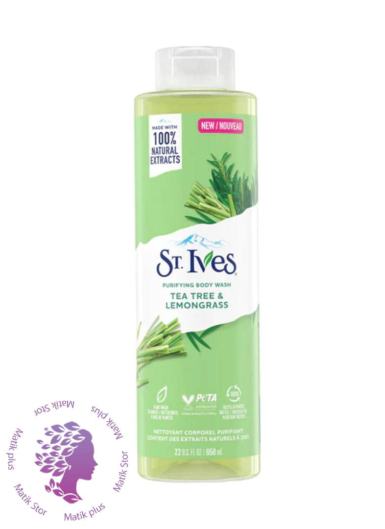 شامپو بدن  حاوی چای سبز و گیاه لیمو حجم 650میل