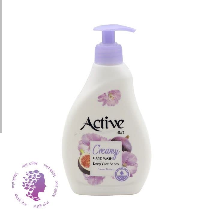 مایع دستویی کرمی اکتیو بنفش