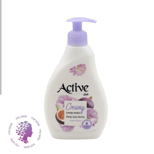 مایع دستویی کرمی اکتیو بنفش