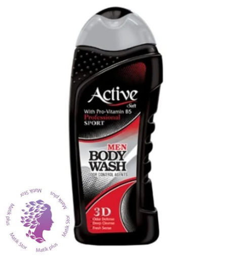 شامپو بدن مردانه اکتیو سری Sport مدل Black