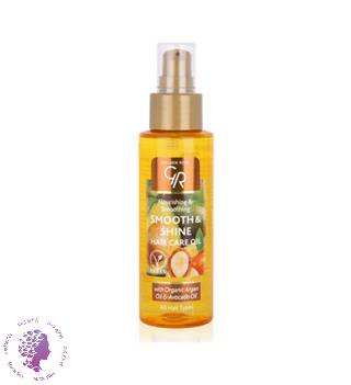 روغن احیا کننده مو آرگان حجم 100 میل  GR Smooth And Shine Hair Care Oil 430 m
