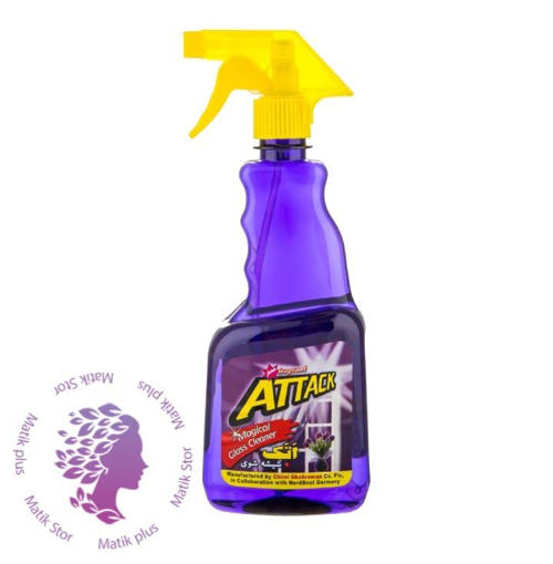 اسپری شیشه پاک کن اتک مدل Purple