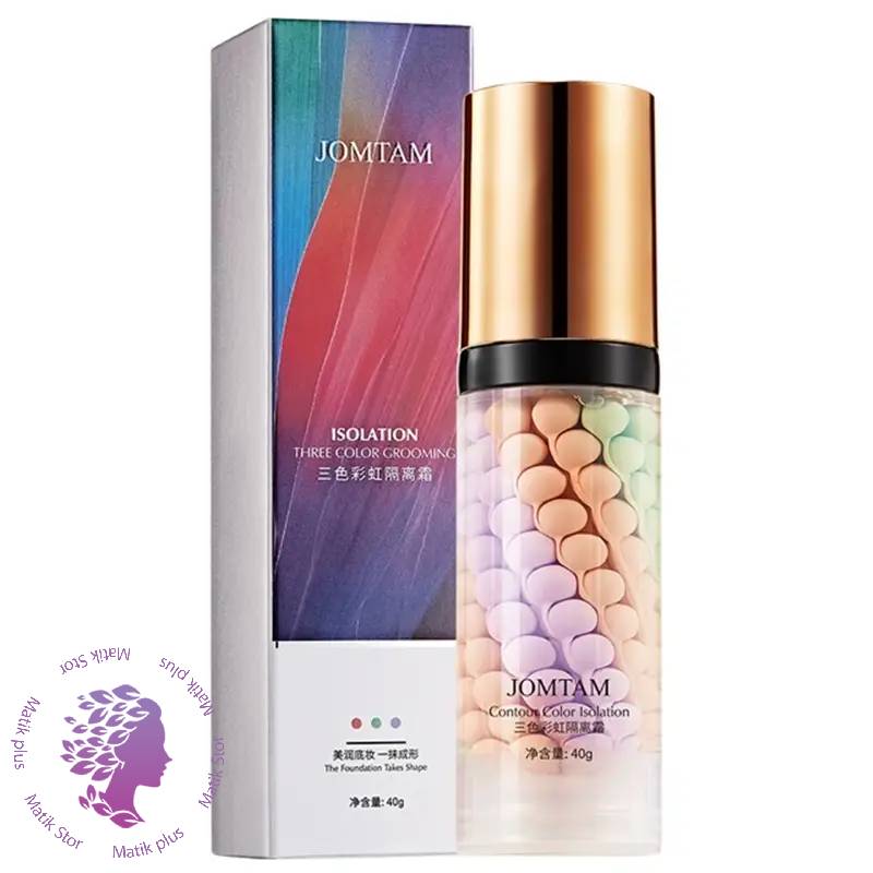 پرایمر تثبیت دهنده آرایش سه رنگ - 40 گرم