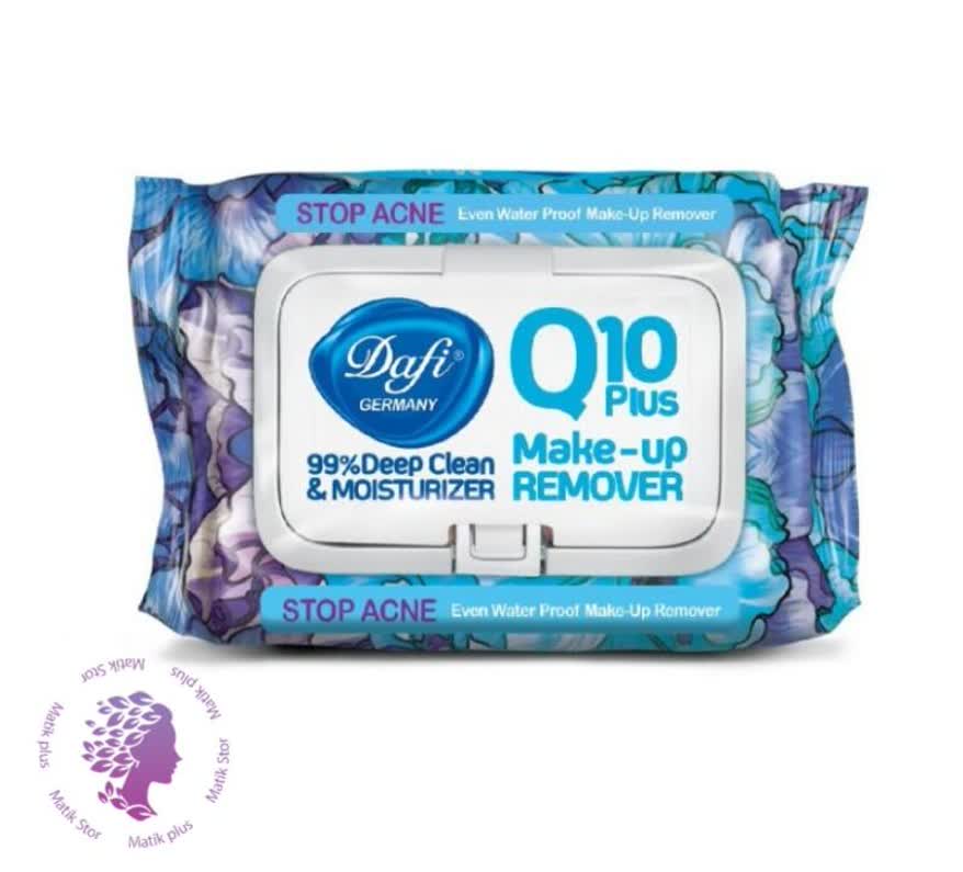 دستمال مرطوب دافی مدل Q10-STOP ACNE بسته 50 عددی