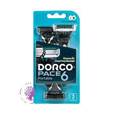 ژیلت مردانه دورکو 6 تیغ Dorco ( ژیلت 6 تیغ دورکو ) بسته 3 عددی