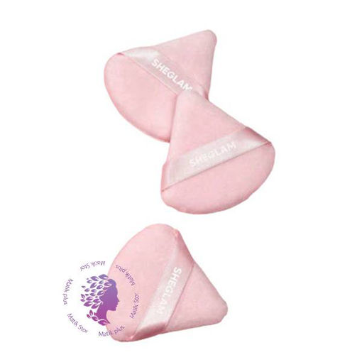 پاف و پد مخصوص پودر مدل اینستا ردی صورتی تکی