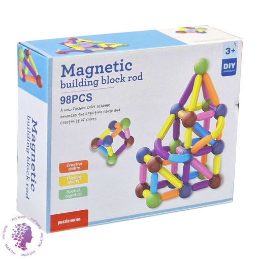 ساختنی مگنت مغناطیسی 98 تکه مدل Puzzle Series