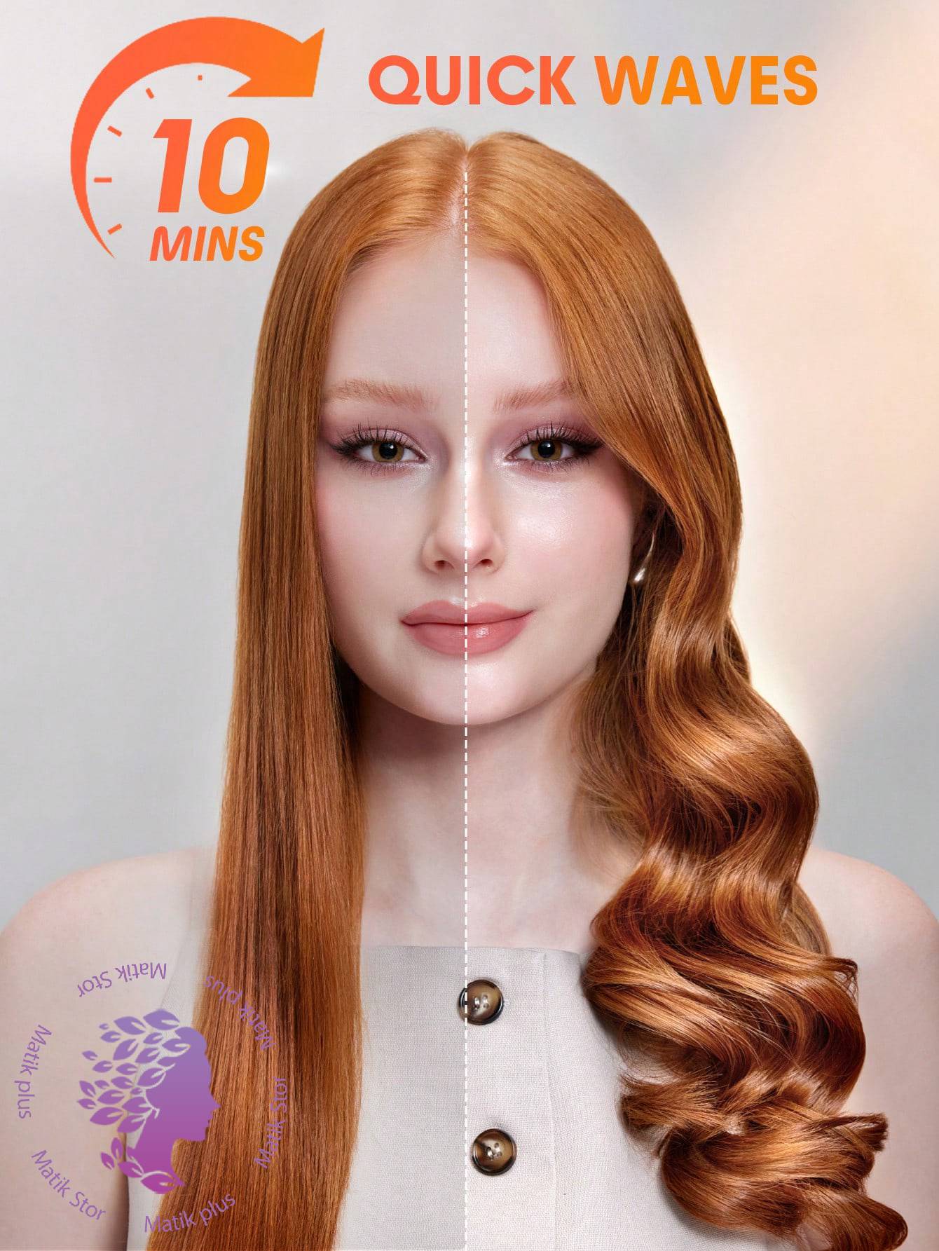 دستگاه فرکننده و کرلی کننده مو جادویی