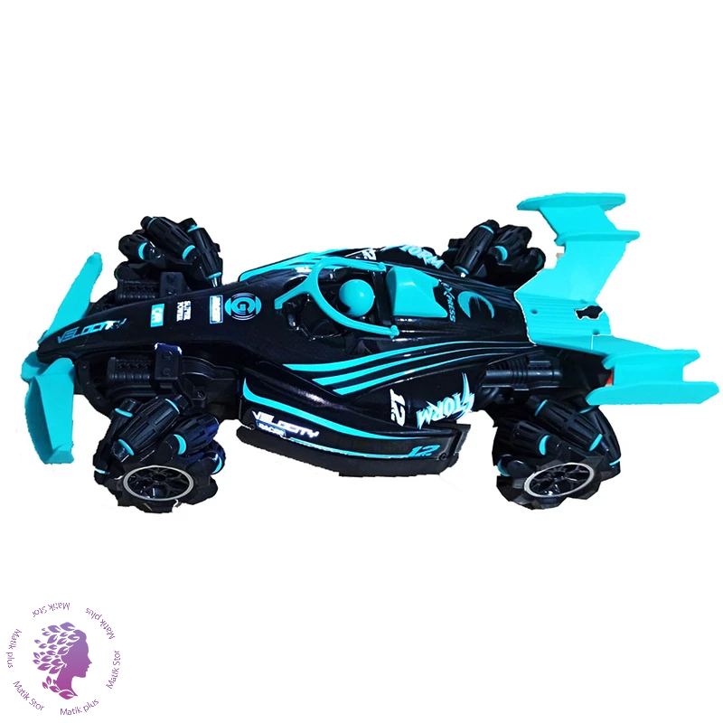 ماشین بازی کنترلی مدل فرمول دودزا طرح ریسینگ چرخ کپسولی کد CQ-627