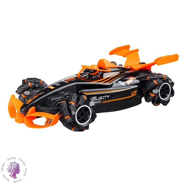 ماشین بازی کنترلی مدل فرمول دودزا طرح ریسینگ چرخ کپسولی کد CQ-627