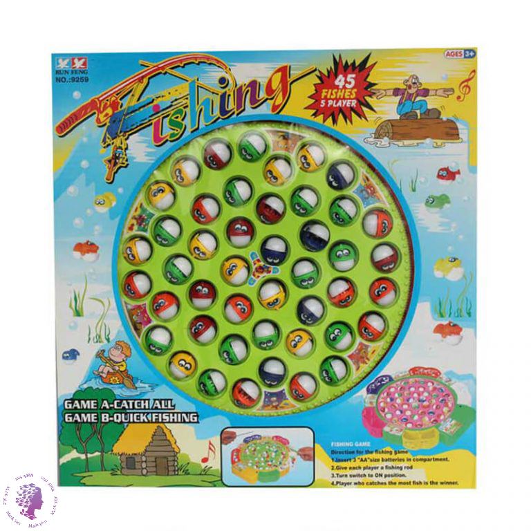 اسباب بازی ماهیگیری موزیکال 45 عددی