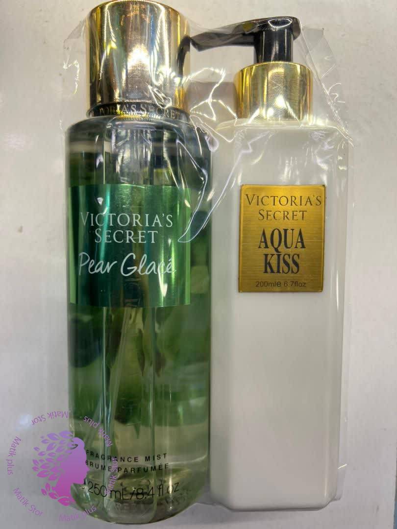 ست بادی اسپلش pear glace و لوسیون aqua kiss اورجینال