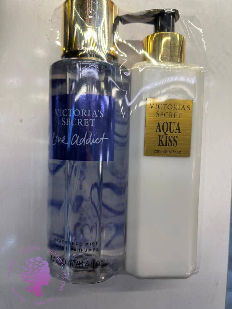 ست بادی اسپلش love addict و لوسیون aqua kiss اورجینال