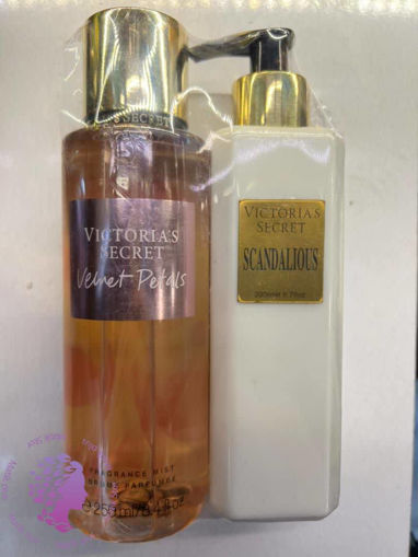 ست بادی اسپلش velvet petals شاین دار و لوسیون scandalious  اورجینال