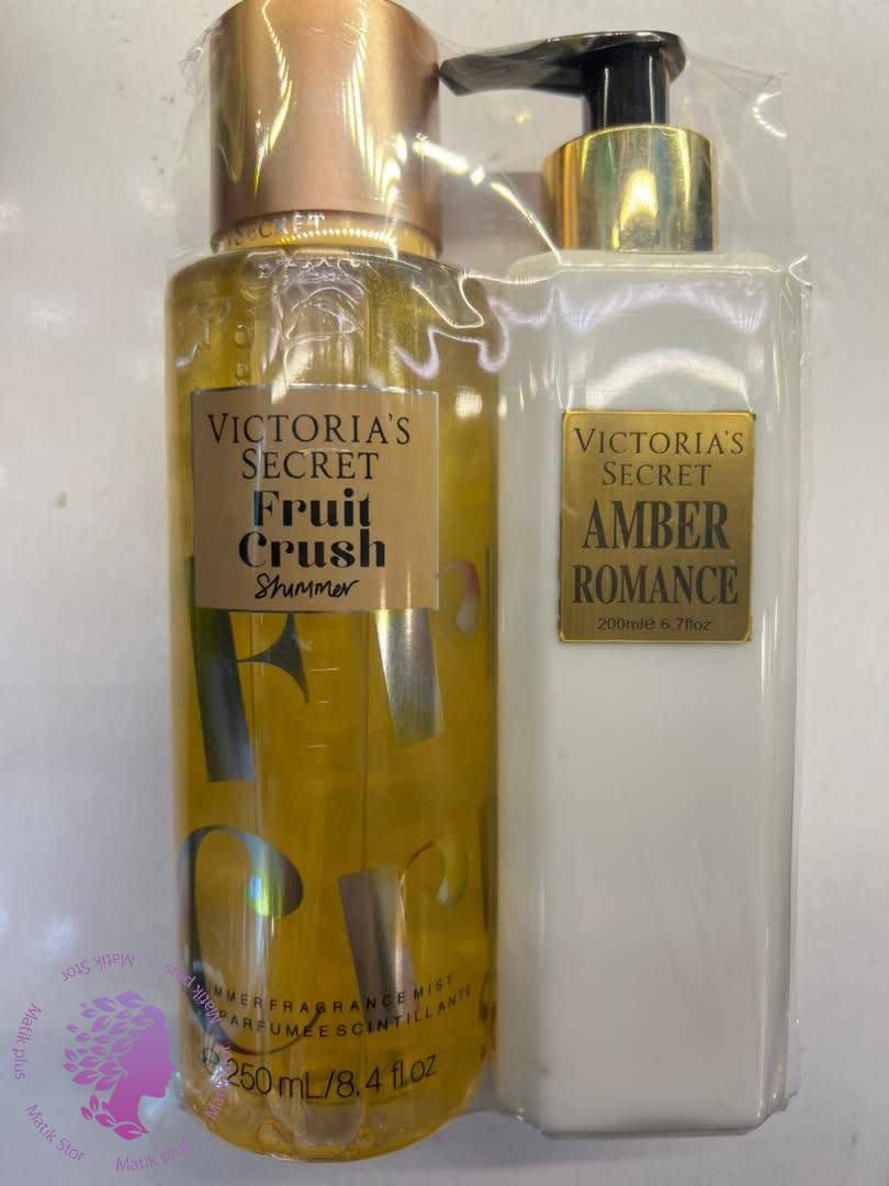 ست بادی اسپلش fruit crush شاین دار و لوسیون amber romance اورجینال