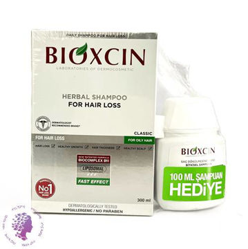 شامپو ضد ریزش گیاهی موهای چرب | 300 میل + هدیه 100 میل