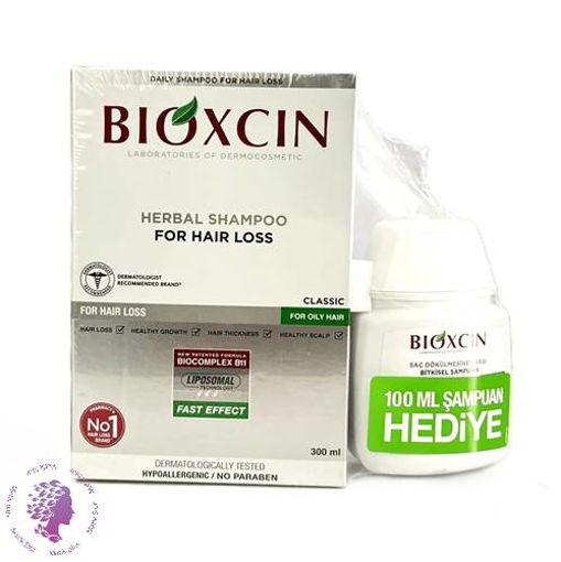 شامپو ضد ریزش گیاهی موهای چرب | 300 میل + هدیه 100 میل