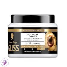 ماسک مو مشکی 4 در 1 موهای خیلی خشک و آسیب دیده