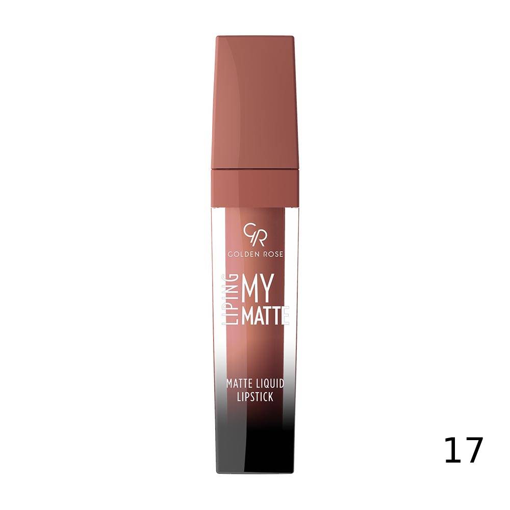 رژ لب مایع  شماره 17 مدل my matte