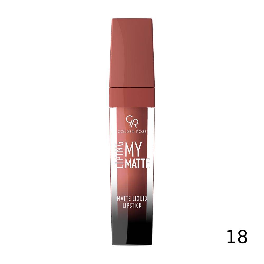 رژ لب مایع  شماره 18 مدل my matte