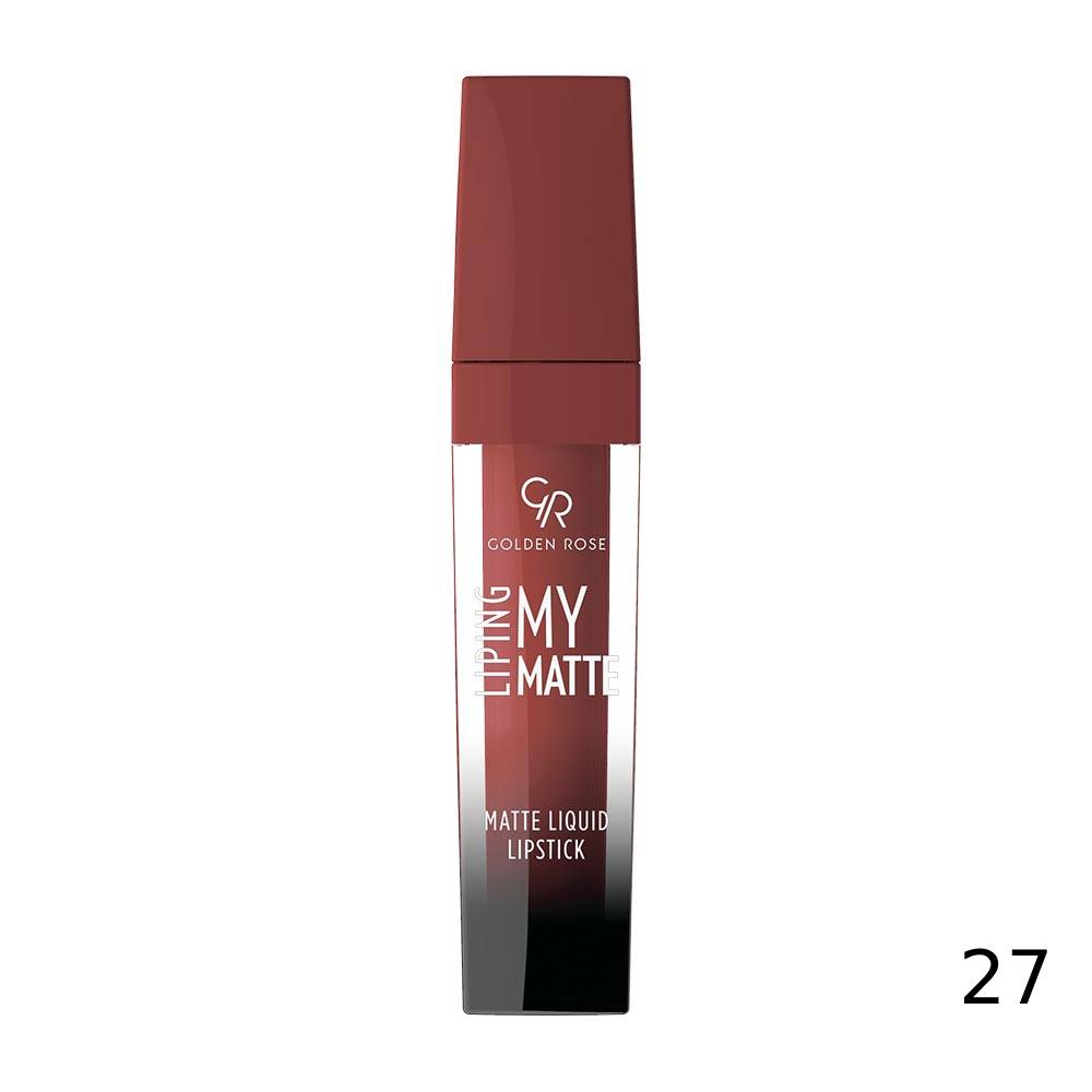 رژ لب مایع  شماره 27  مدل my matte