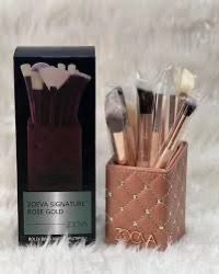 ست براش 13 تایی برند zoeva رنگ قهوه ای