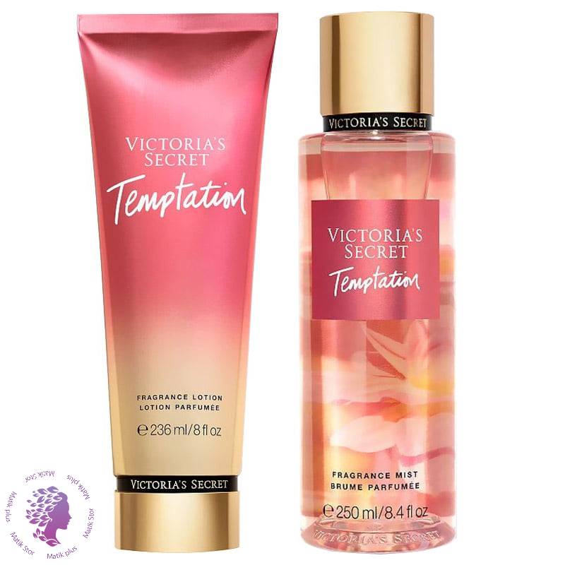 ست بادی اسپلش و لوسیون  رایحه Temptation