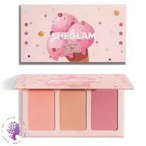 رژگونه 3 تایی بستنی sweet cheeks blush trio