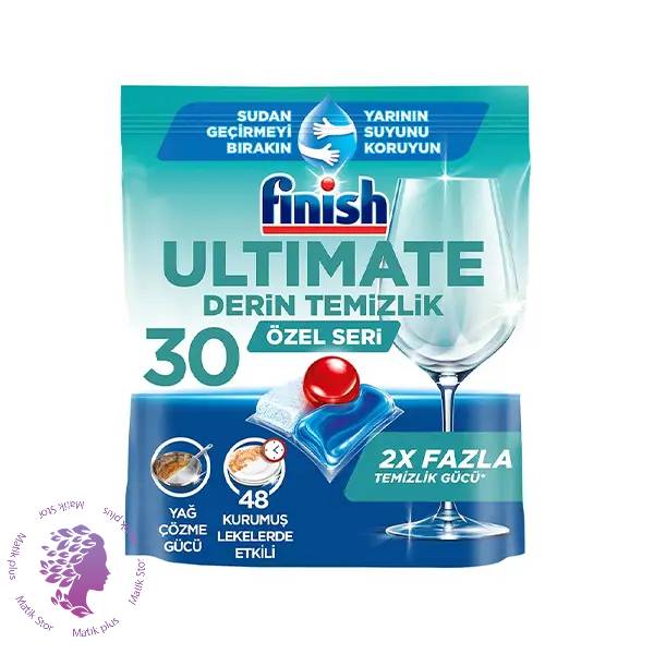 قرص ماشین ظرفشویی فینیش مدل التیمیت 30 عددی