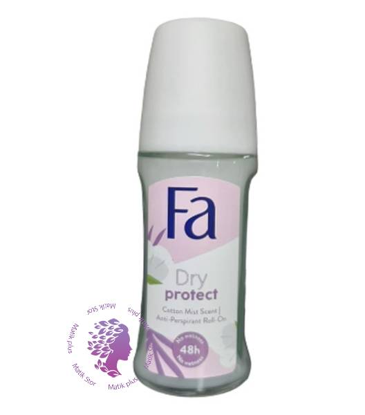 مام رولی زنانه  مدل DRY PROTECT (سفید) حجم 50 میل