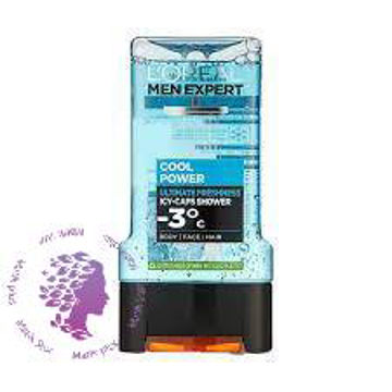 شامپو سر و بدن  مردانه اصل فرانسه سری COOL POWER حجم 300 میل
