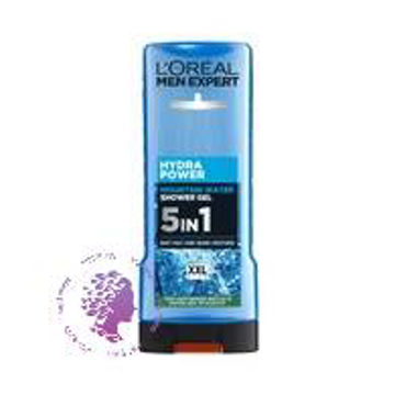 شامپو سر و بدن مرطوب کننده 5in1 مردانه  مدل HYDRA POWER حجم 300 میل