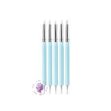 قلم دو سر داتینگ و سیلیکونی  ست 5 عددی