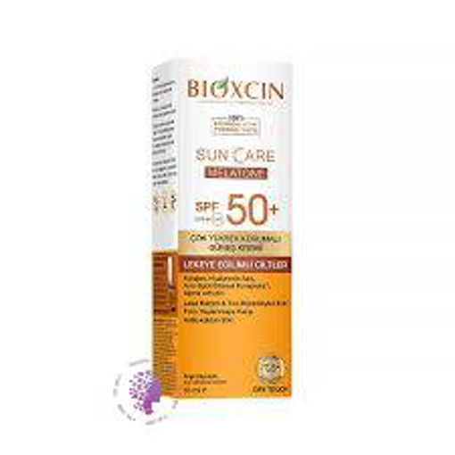 کرم ضد آفتاب بی رنگ ضد لک  مناسب پوست های مستعد لک با spf 50 حجم 50 میل