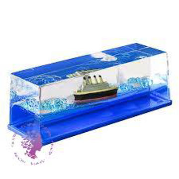 دکوری مدل کشتی معلق رنگ ابی اقیانوسی