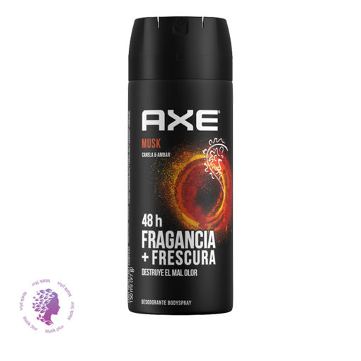 اسپری خوشبوکننده و ضد تعریق بدن مردانه  مشک 150میل 48 ساعته Musk Body Spray