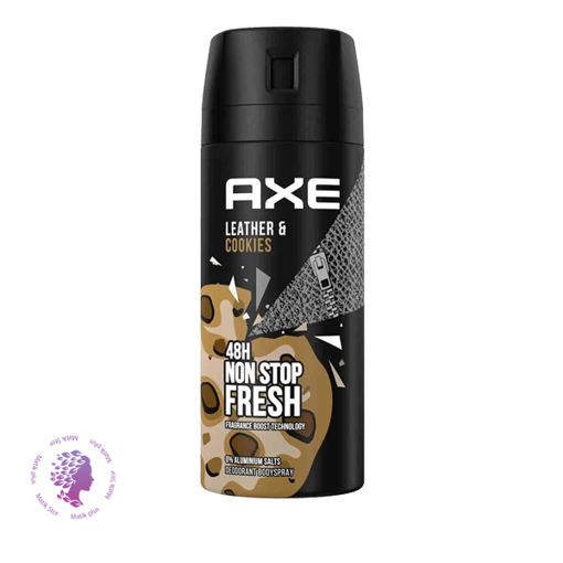 اسپری بدن مردانه مدل Collision رایحه چرم و کوکی