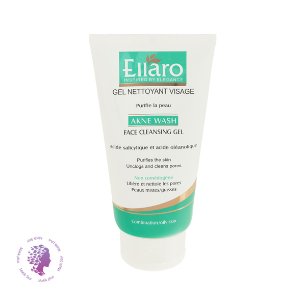 ژل شستشوی صورت الارو مدل AKNE WASH تحت لیسانس حجم 150 میلی لیتر	