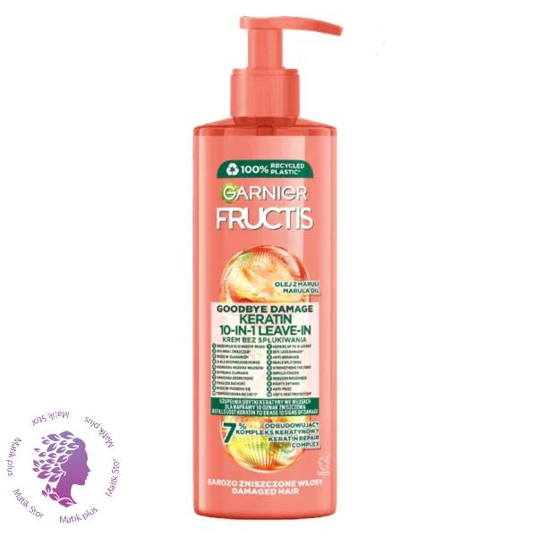 کرم موی 10 کاره مدل GOODBYE DAMAGE حجم 400 میل FRUCTIS GOODBYE DAMAGE 10-IN1 LEAVE IN CREAM