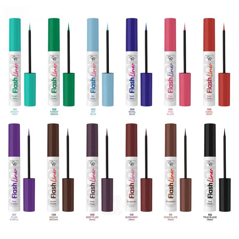 خط چشم رنگی مدل فلاش لاینر Flash Liner Colored Eyeliner رنگ مشکی شماره 112