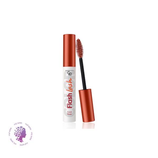 ریمل رنگی مدل FLASH LASH COLORED MASCAR رنگ نارنجی