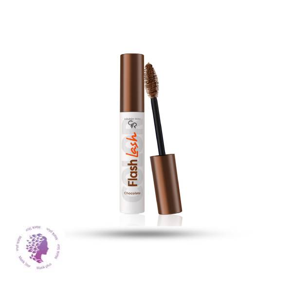 ریمل رنگی مدل FLASH LASH COLORED MASCAR رنگ شکلاتی
