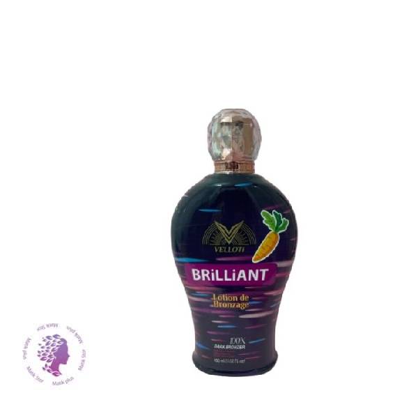 لوسیون سولاریوم  Brilliant  مدل x100 dark bronzer حجم 250میل
