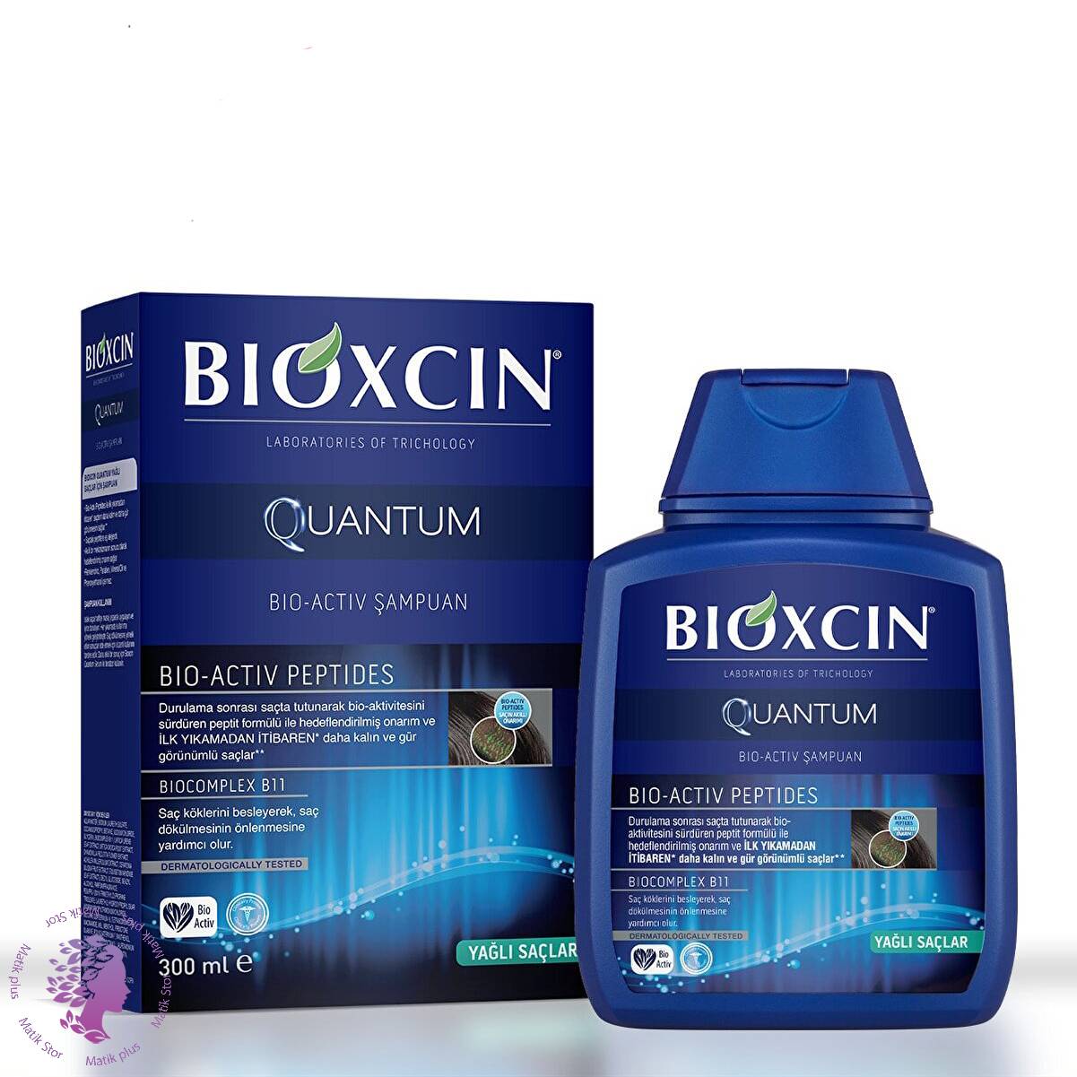شامپو ضد ریزش  کوانتوم مناسب موهای چرب حجم 300 میلی لیتر